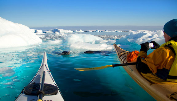 Antarctic Peninsula Cruises kayaking