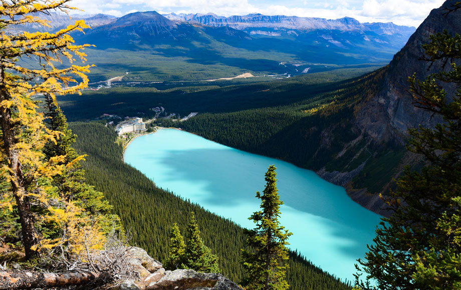 View of Lake Louis in Canada