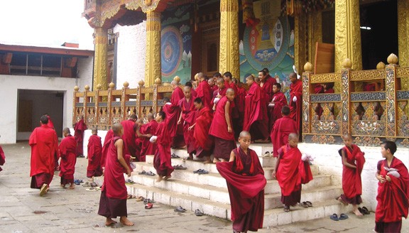 cultural Monk culture in Bhutan