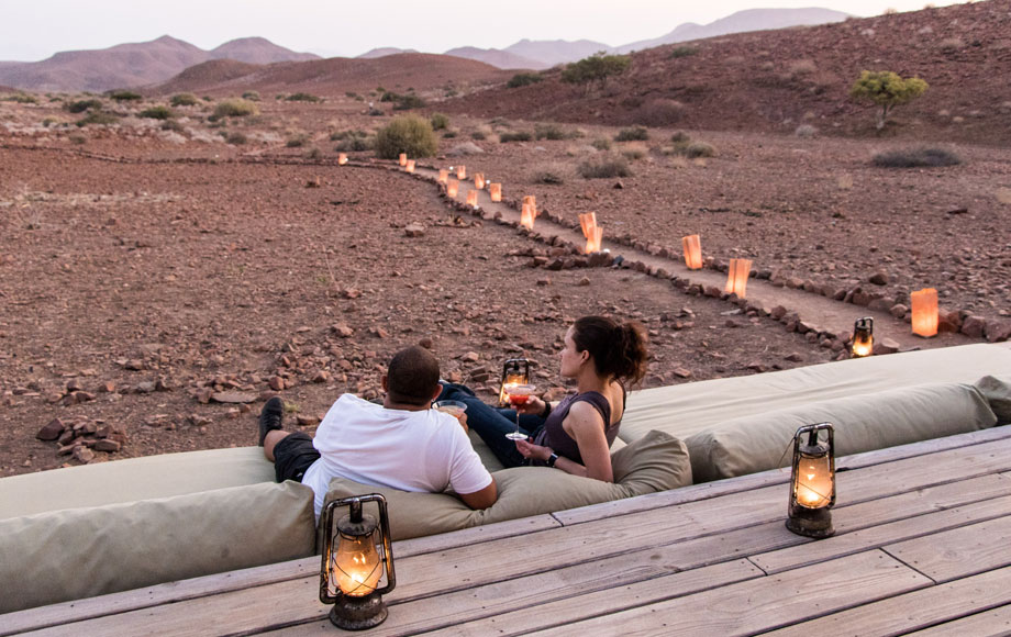 Damaraland Camp at the Huab River Valley.