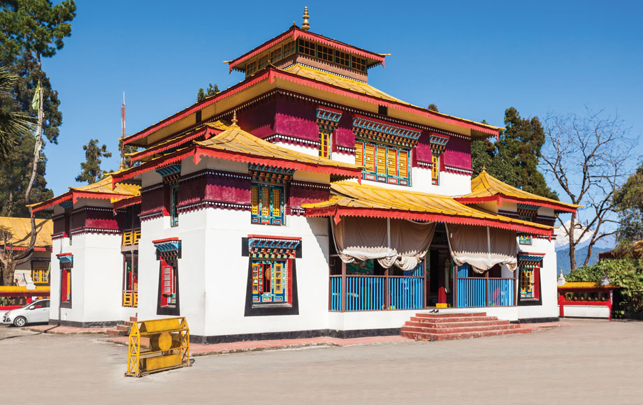 Enchey Monastery in Northern India