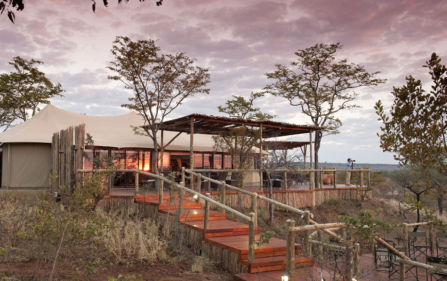 The Elephant Camp in Zimbabwe