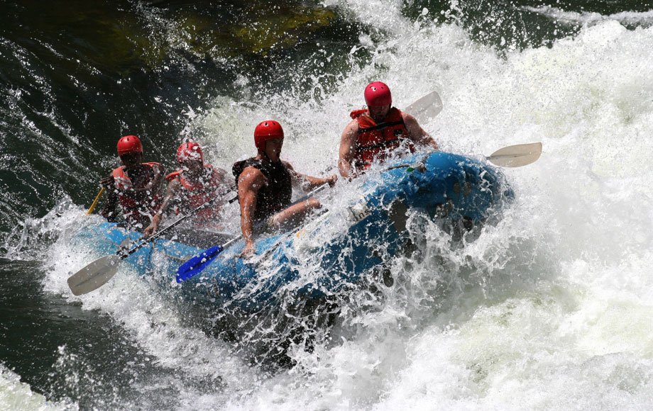 White Water Rafting at Victoria Falls